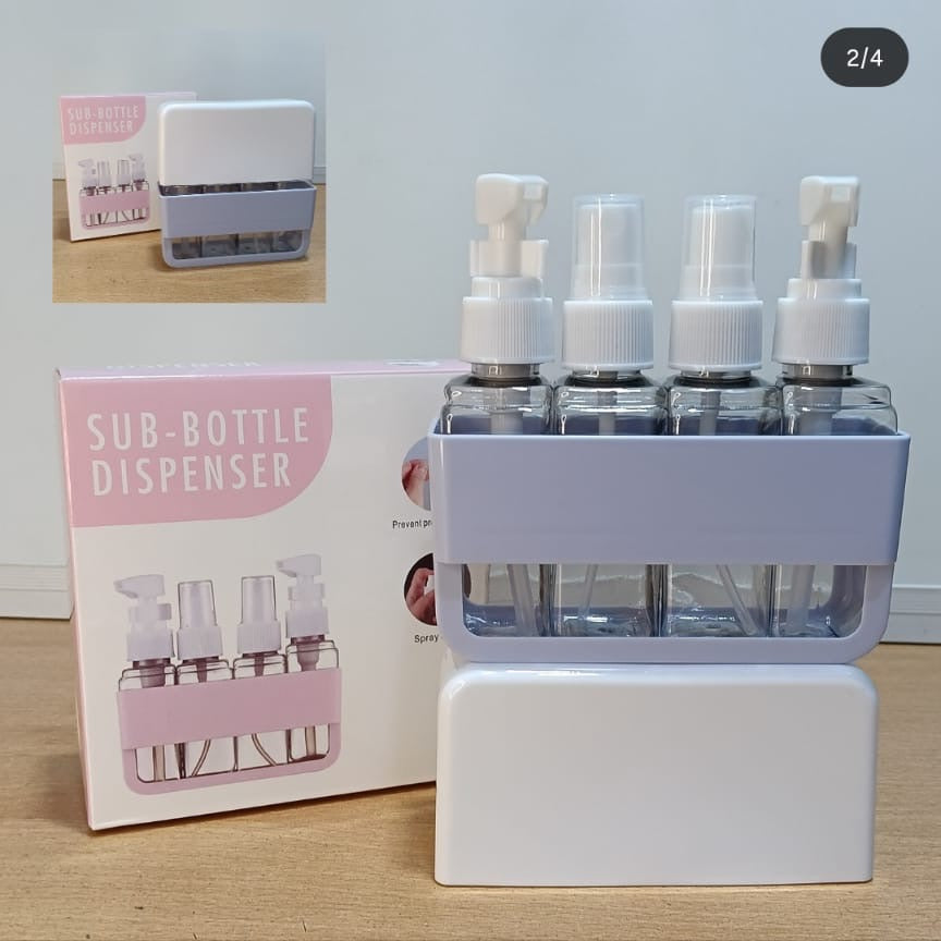 4-in-1 Refillable Travel Bottle