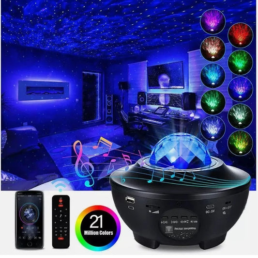 Galaxy Star Projector with LED Nebula Cloud