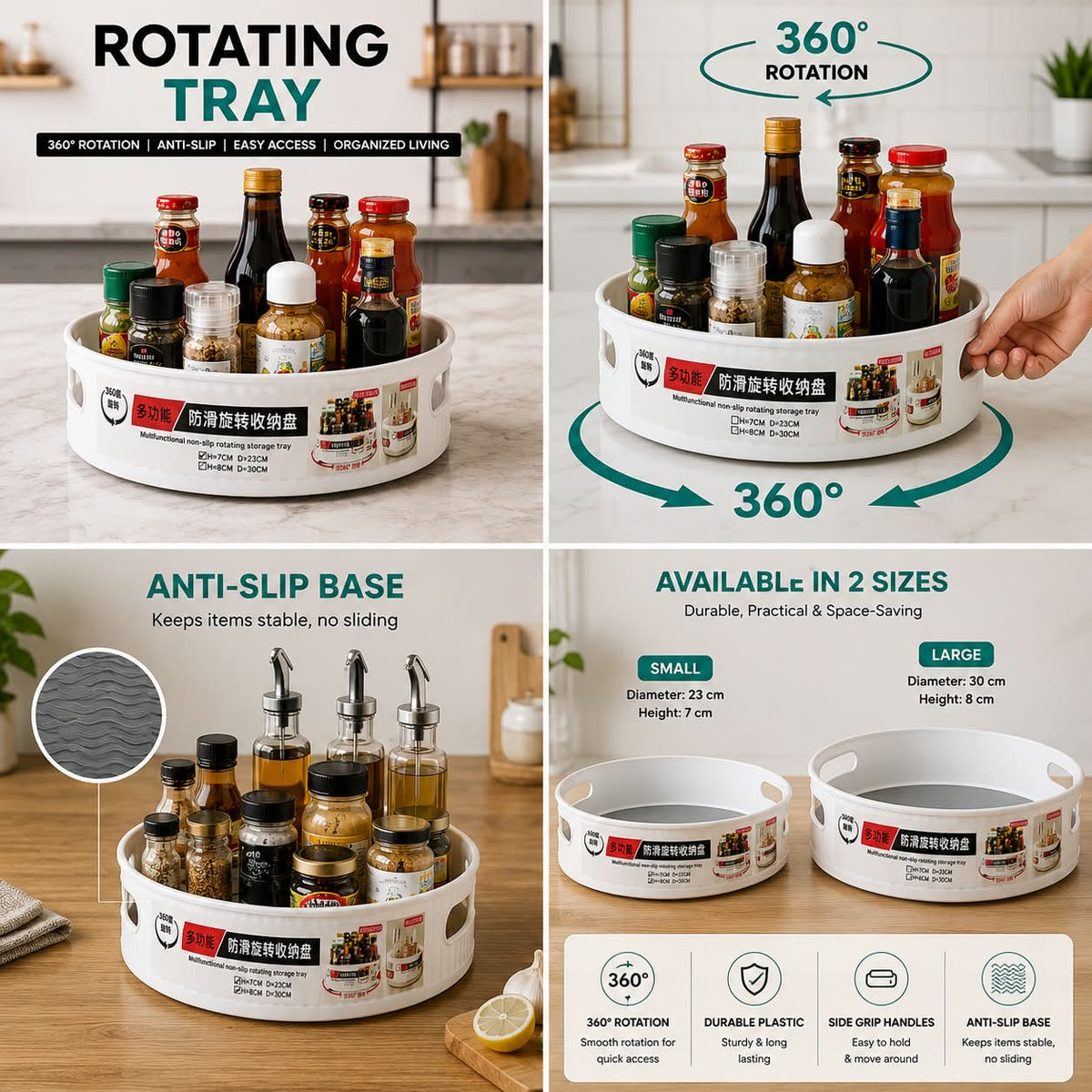 Rotating Storage Tray