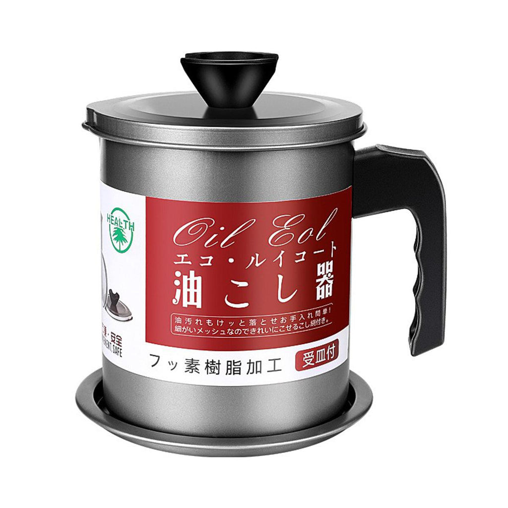 Stainless Steel Oil Strainer Pot and Grease Container