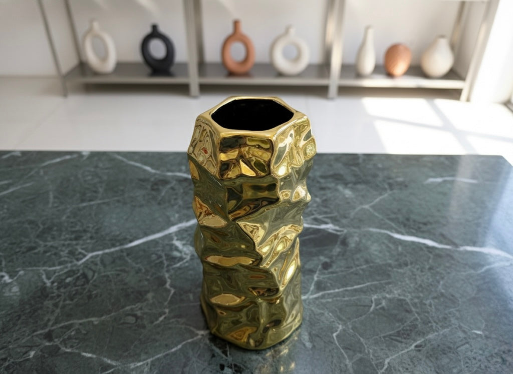 The Golden Aegis Vase