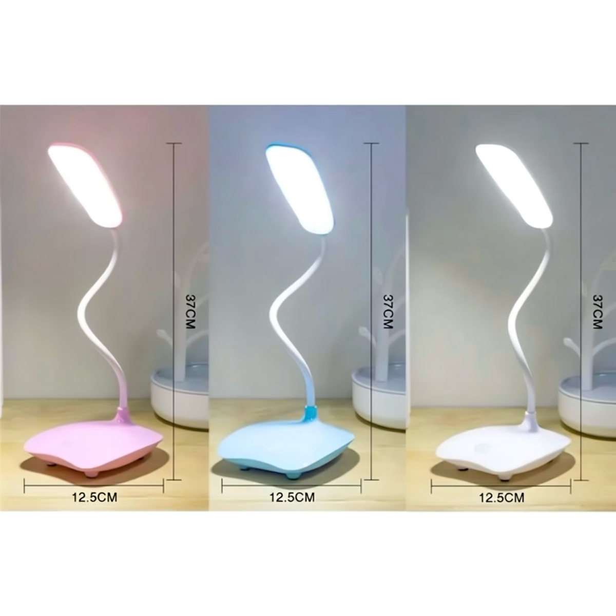 Flexible Gooseneck Rechargeable LED Desk Lamp