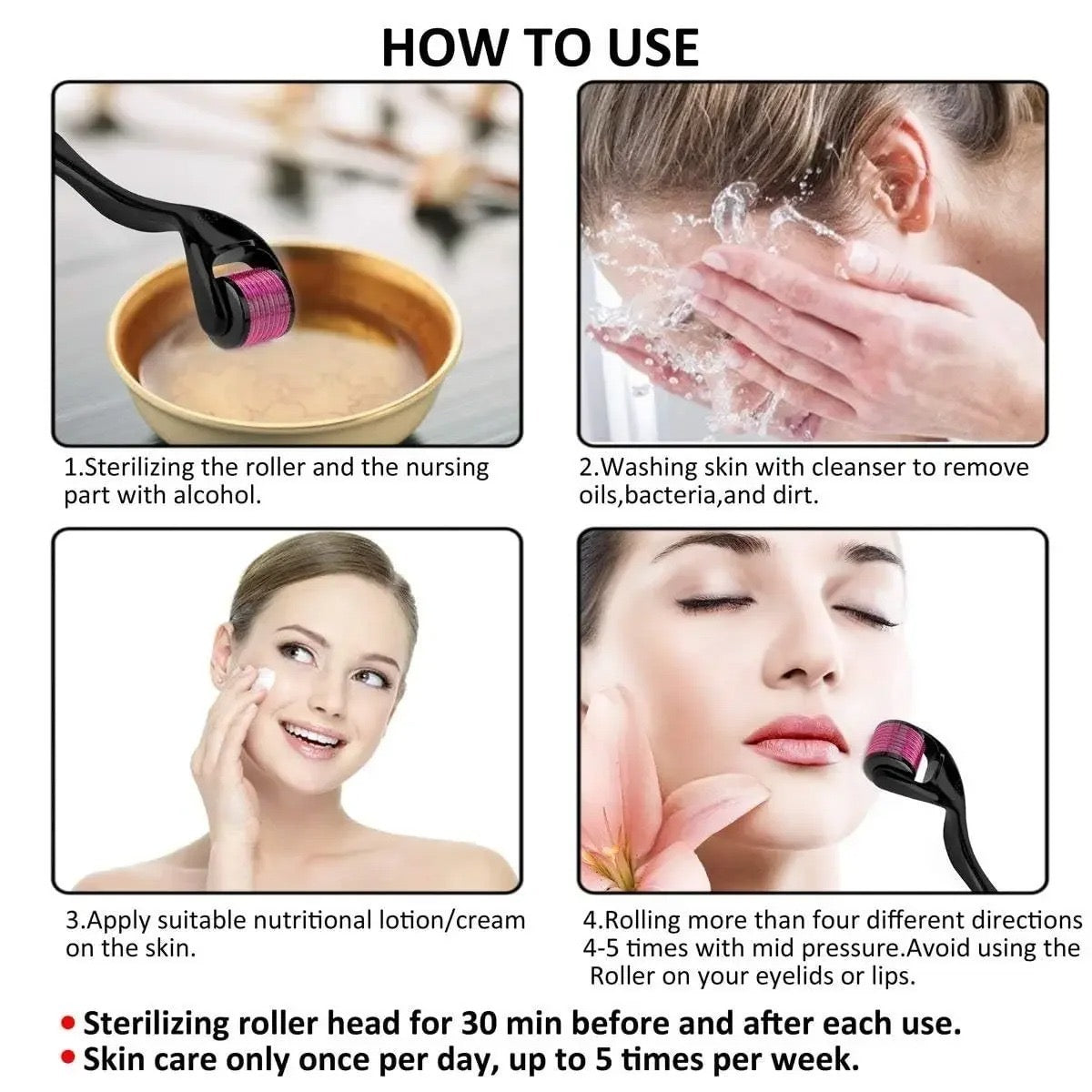 Professional Microneedling Derma Roller for Skin Care