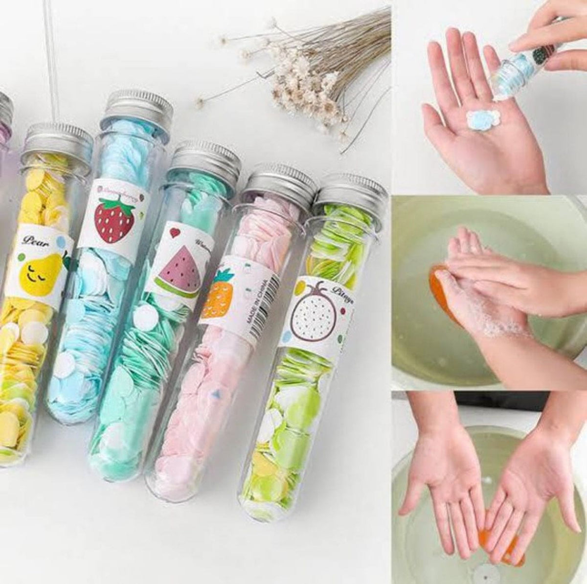 Scented Flower Paper Soap Sheets