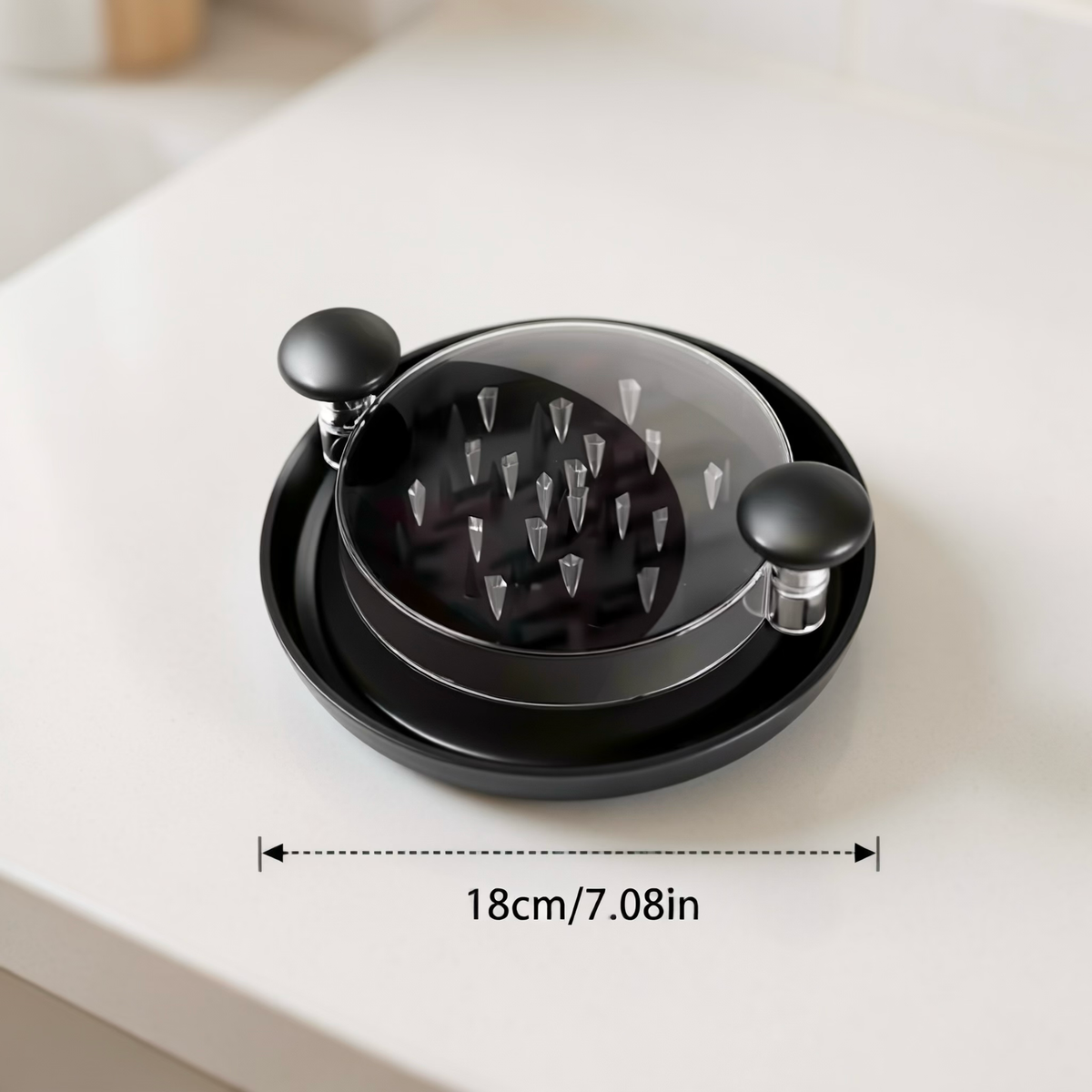 Upgraded Chicken Shredder Tool with Clear Lid & Handles