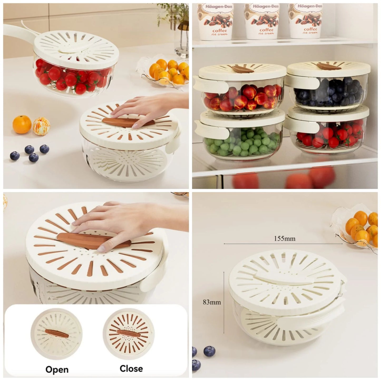 Multifunctional Kitchen Salad Spinner and Vegetable Drainer