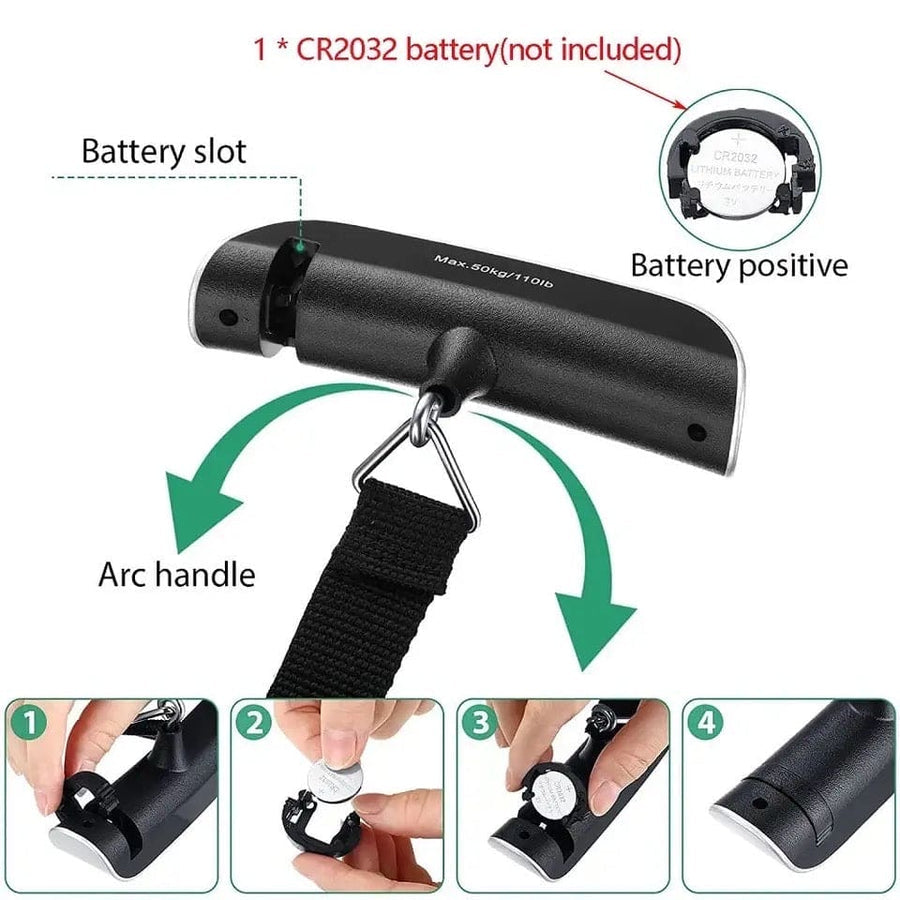 Digital Portable Luggage Scale (50kg / 110lb)