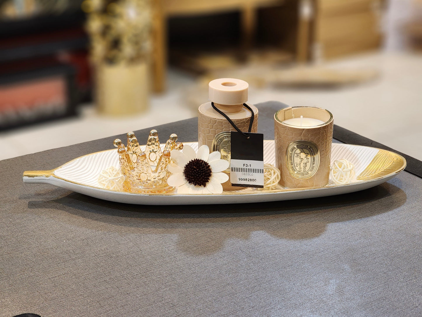 Elegant Decorative Tabletop Arrangement