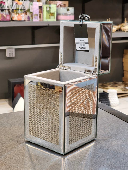 Elegant Mirrored Storage Box