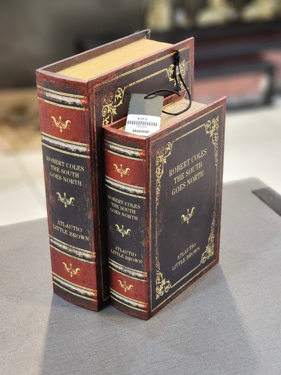 Vintage Book-Style Storage Box Set