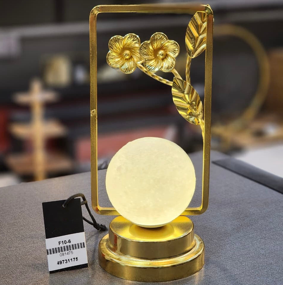 Decorative Floral Moon Table Lamp