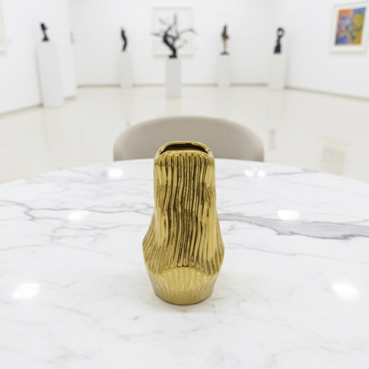 The Gilded Stance Vase
