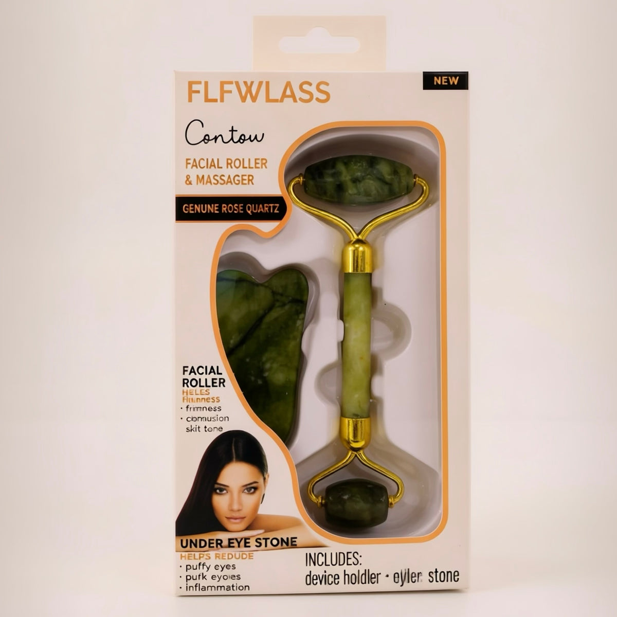 FLFWLASS Contour Facial Roller & Massager Set