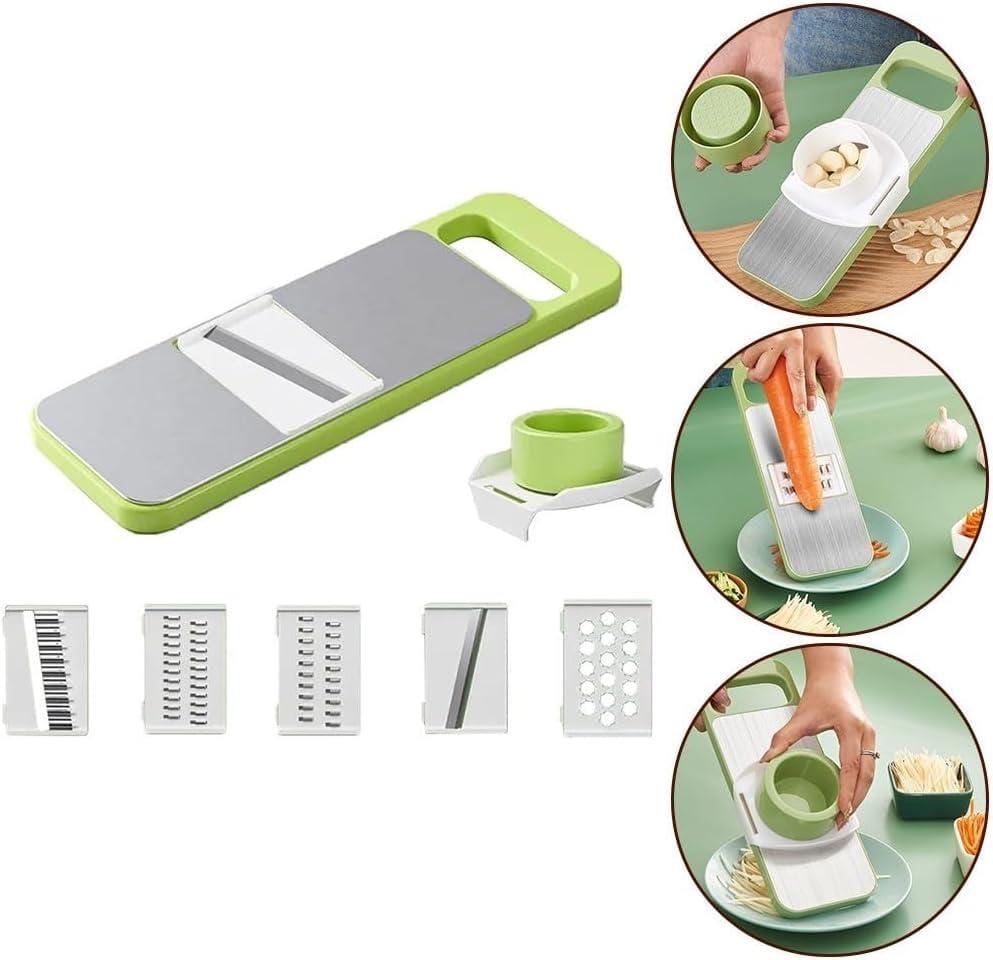 5-in-1 Stainless Steel Multifunctional Vegetable & Fruit Slicer