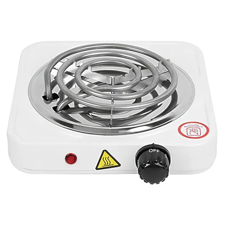 RAF 1000W Portable Single Burner Electric Stove – Adjustable Temperature Hot Plate with Overheat Protection