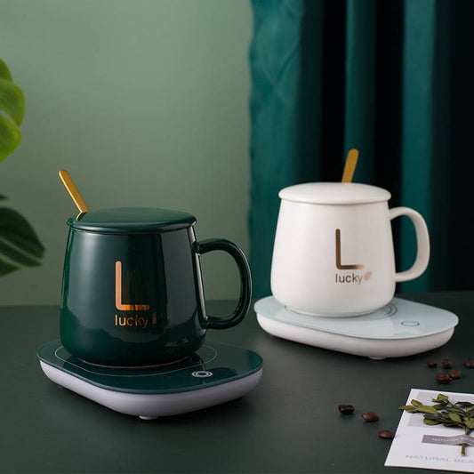 Ceramic Mug With Electric Temperature Plate