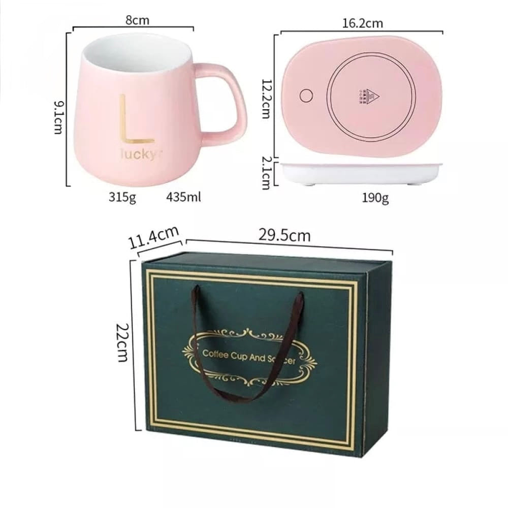 Ceramic Mug With Electric Temperature Plate