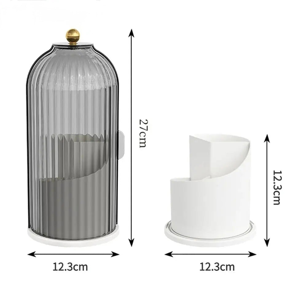 Luxury Rotating Makeup Brush Holder