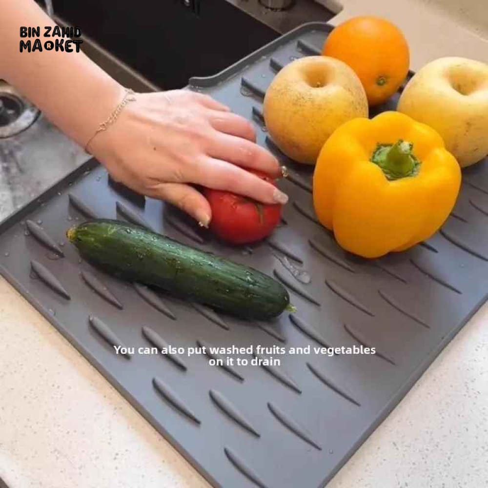 Silicone Anti Slip Kitchen Drain Mat