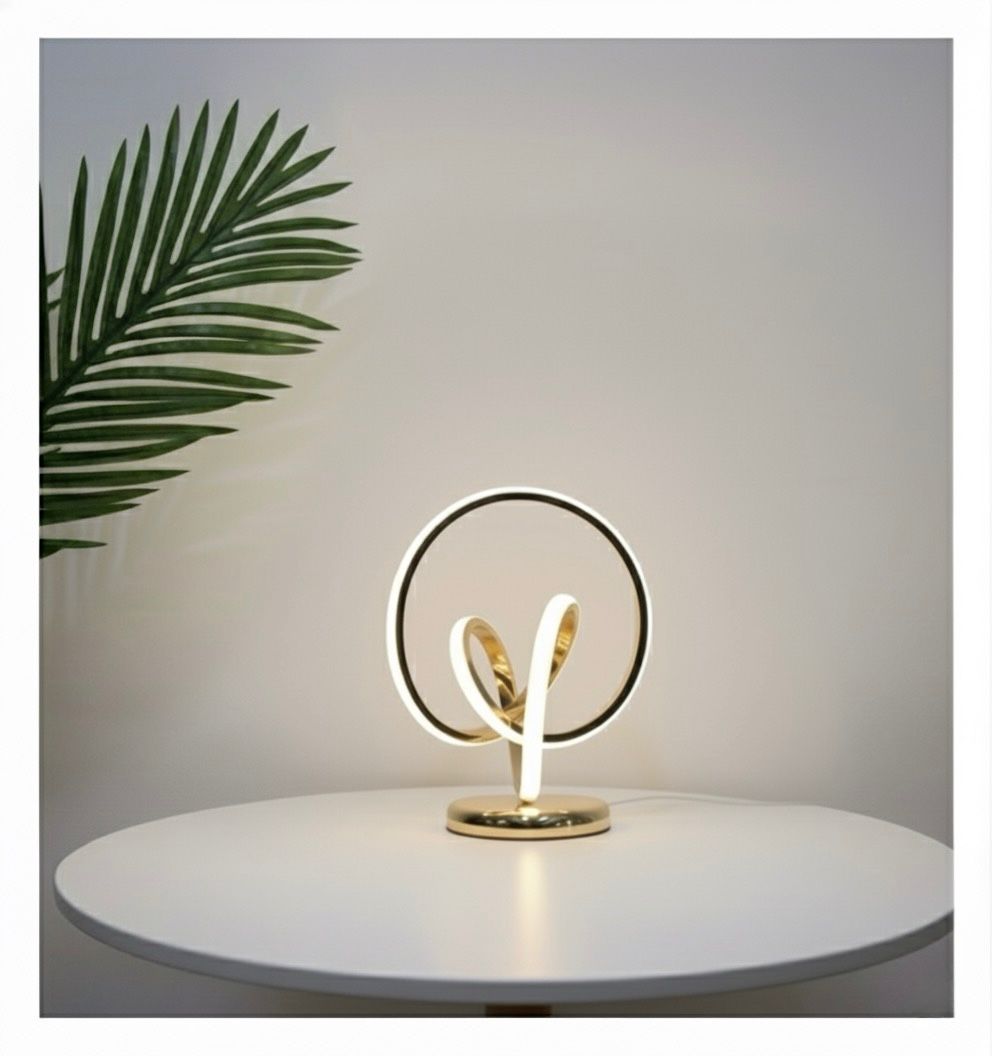 Modern LED Desk Lamp with Spiral Design ( Pair ) ( 2 pieces )