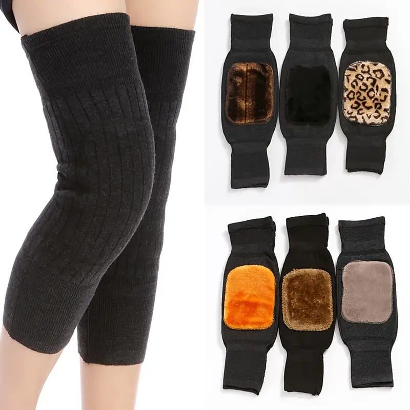 Warm Wool Knee Pads Elastic Support Protector