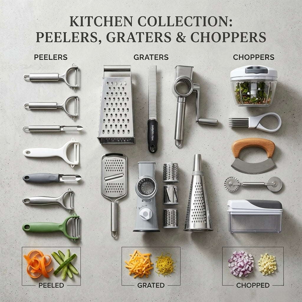 Peelers, Graters & Choppers
