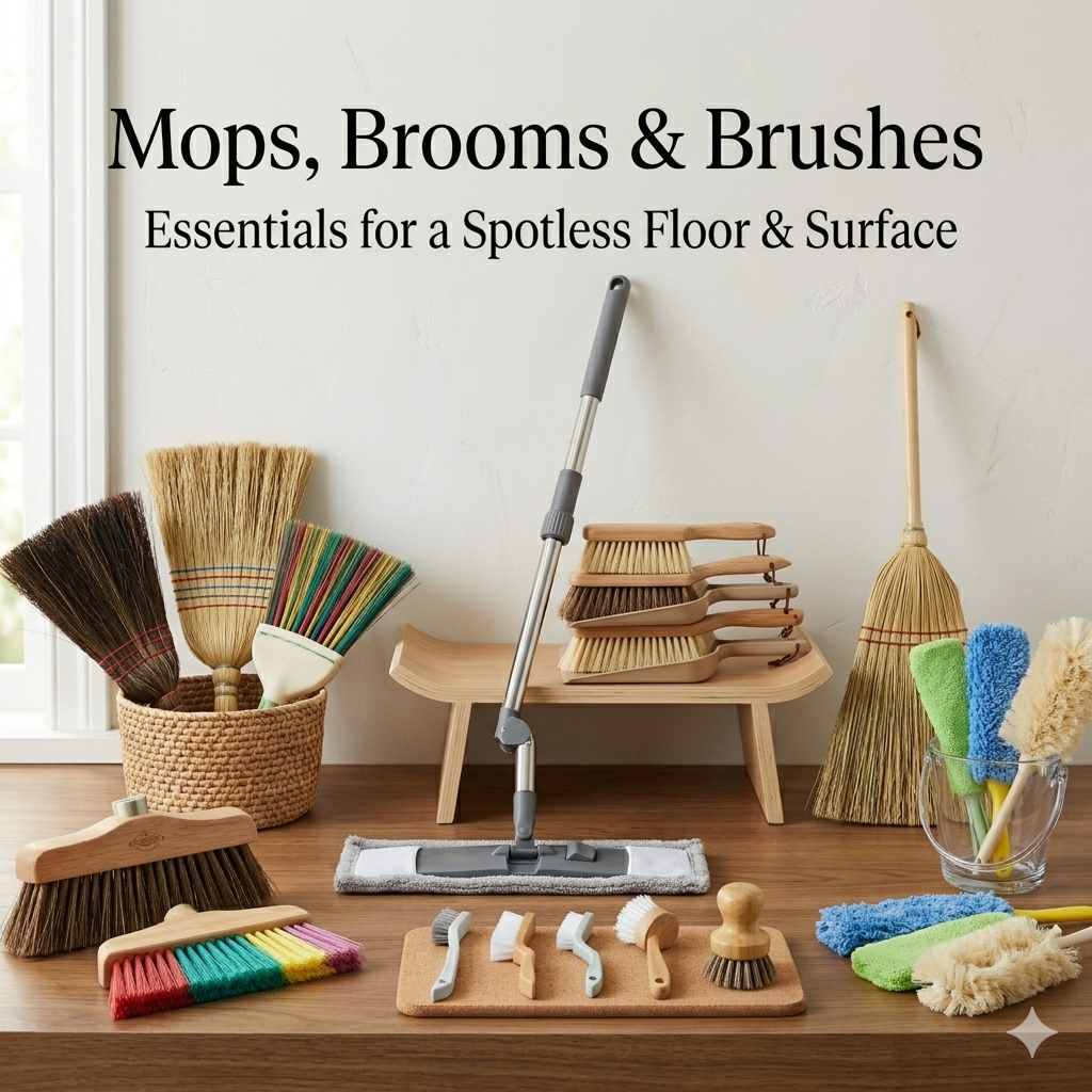 Mops, Brooms & Brushes