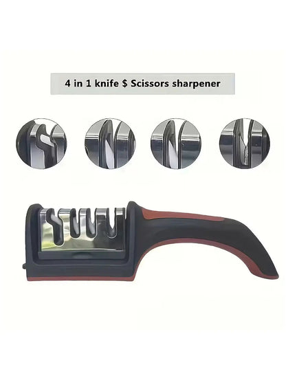 4-in-1 Professional Knife and Scissors Sharpener