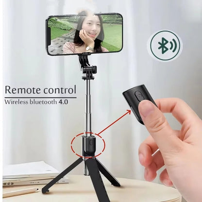 3-in-1 Bluetooth Selfie Stick and Tripod with Remote