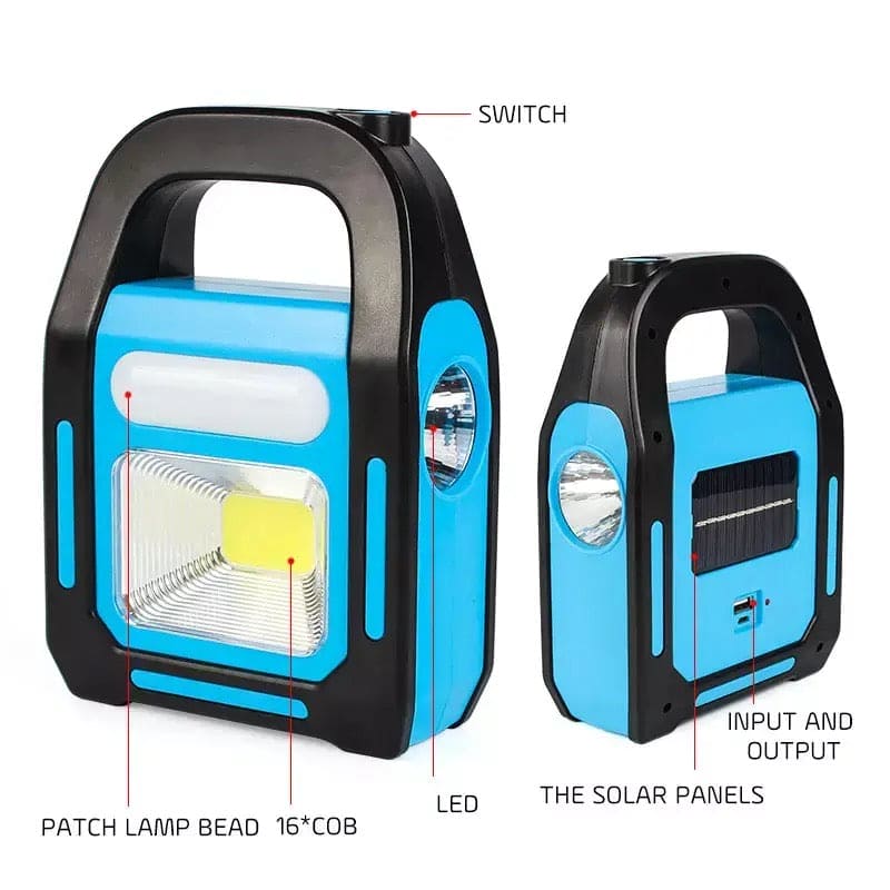 Multi-Functional Solar Rechargeable LED Work Light