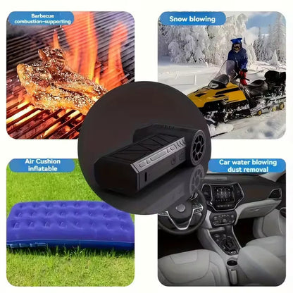High-Power Rechargeable Mini Jet Fan and Duster