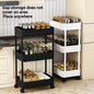 3-Tier Rolling Utility Storage Cart