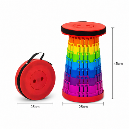 Portable Telescopic Folding Stool