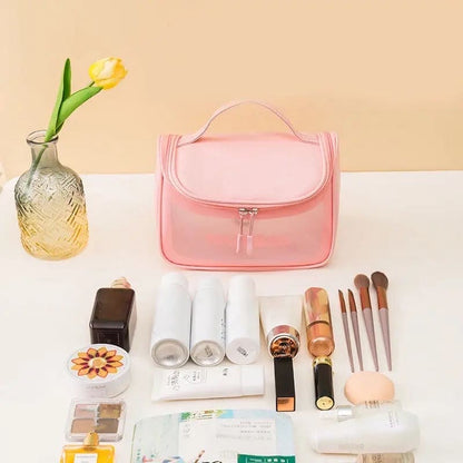 Waterproof Hanging Clear Washbag & Cosmetic Travel Organizer