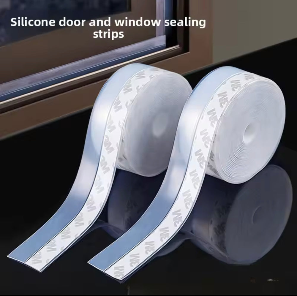 Self-Adhesive Silicone Weather Stripping Door Seal Tape