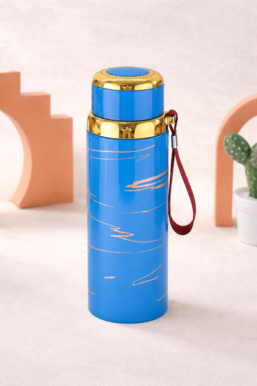 Marble Print Stainless Steel Vacuum Insulated Water Bottle