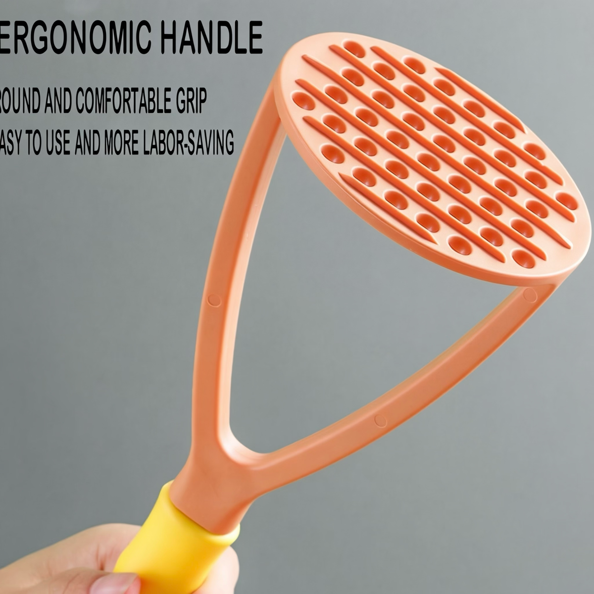 Small Colorful Ergonomic Potato Mashers  Set