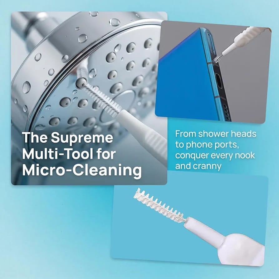 10 Pcs Shower Cleaning Brush Set Anti-Clogging Small Brush
