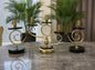 Golden Spiral Candelabra Set