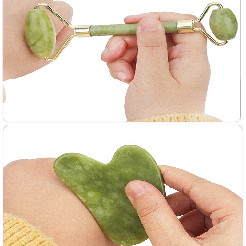 FLFWLASS Contour Facial Roller & Massager Set