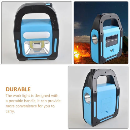 Multi-Functional Solar Rechargeable LED Work Light