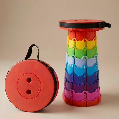 Portable Telescopic Folding Stool