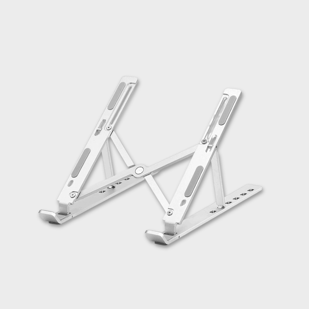Adjustable Aluminum Foldable Laptop Stand with Free Carry Bag