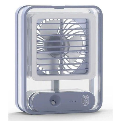 Portable Desktop Water Mist Fan - USB Rechargeable Personal Cooling Fan