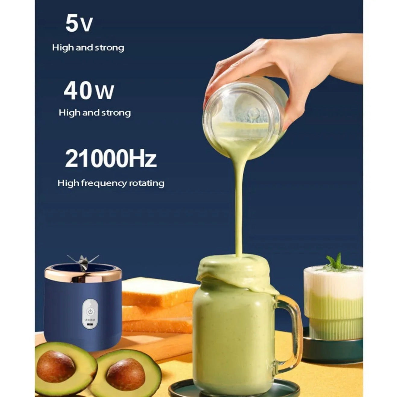 Portable Wireless Juicer Cup (400ml)