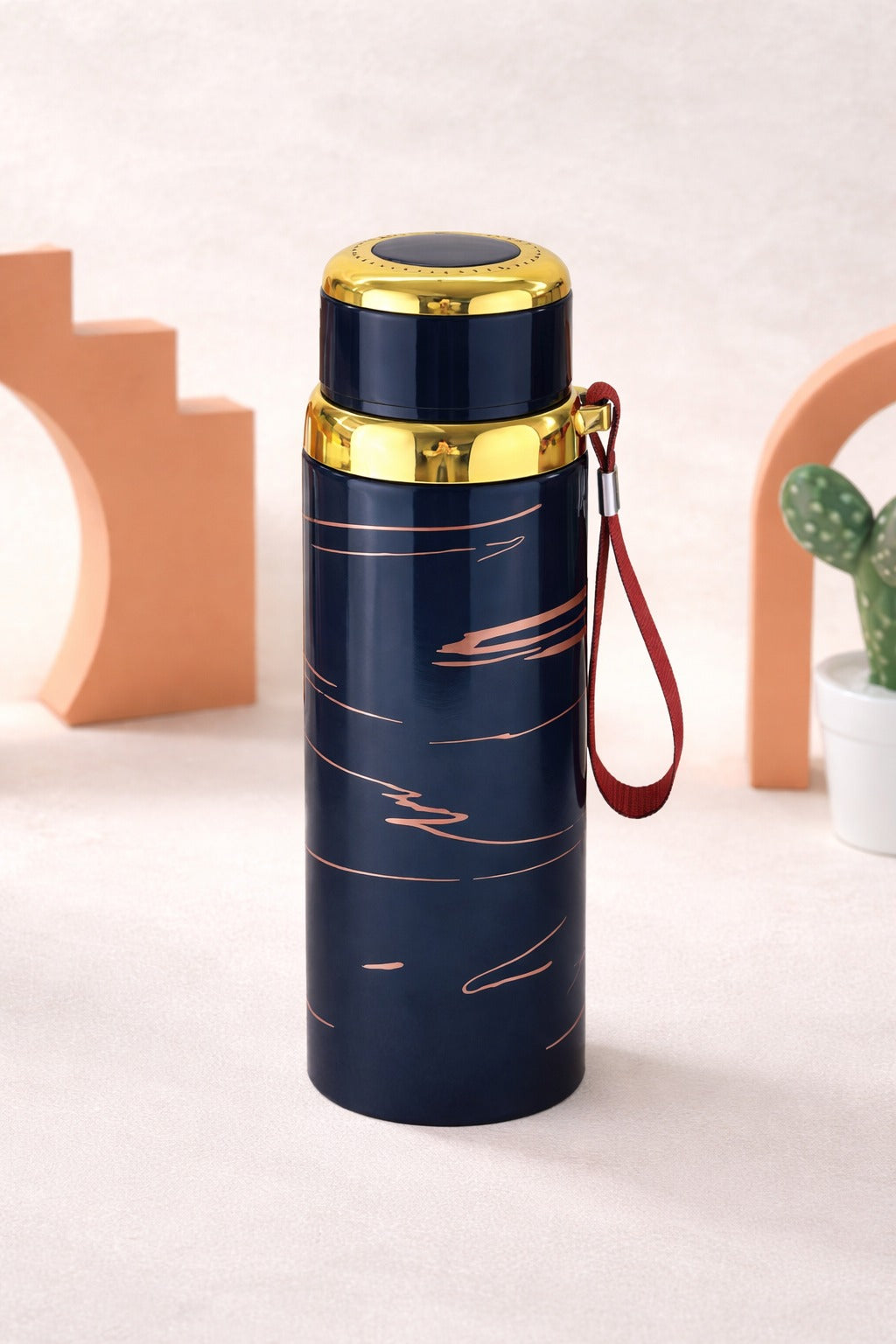 Marble Print Stainless Steel Vacuum Insulated Water Bottle