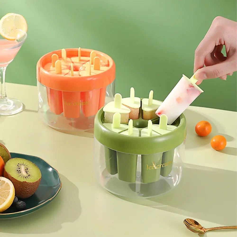 Homemade Mini Popsicle Mold with Storage Container