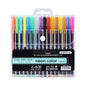 Neon Glitter Gel Pen Set for Art and Coloring 12-Piece (Set)