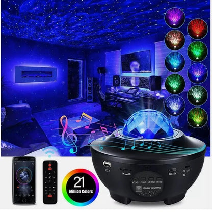 Galaxy Star Projector with LED Nebula Cloud