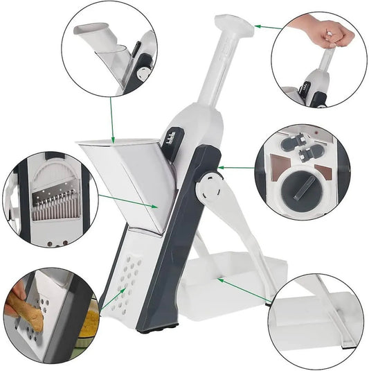 Brava Spring Slicer - Professional Multi-Functional Vegetable & Fruit Cutter